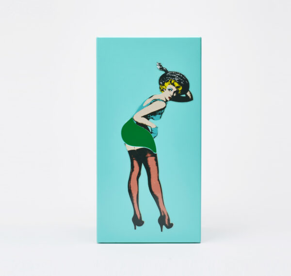 Flying Skirt Tissue Box Blue - Image 2